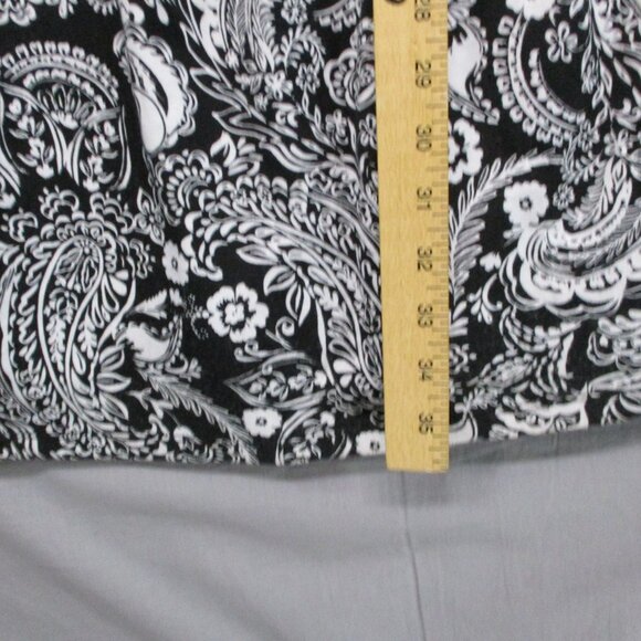 Harlow & Rose Shoulder stripe A-Line Dress Black & White Women Size | S - Picture 6 of 10